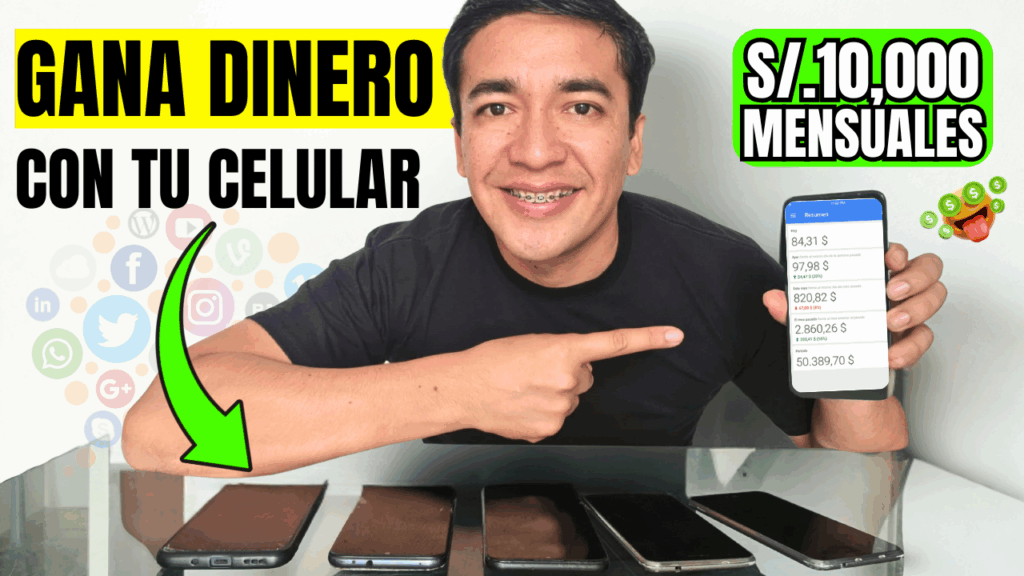 como ganar dinero con mi celular sin invertir